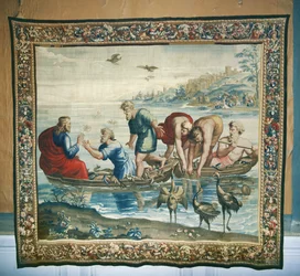 Tapestry depicting the Acts of the Apostles, The Miraculous Catch of Fish, woven at the Beauvais Workshop under the direction of Philippe Behagle (1695-98)